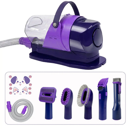 Anlecity Professional Pet Grooming Vacuum System - 3 Suction Modes, 6-in-1 Grooming Kit, 3L Capacity, Cordless Clippers, and 5 Essential Grooming Tools for Effective Dog and Cat Hair Removal