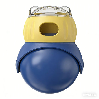 Cat and Small Dog Interactive Puzzle Food Dispensing Ball - Slow Feeder Toy for Boredom Relief and Enrichment