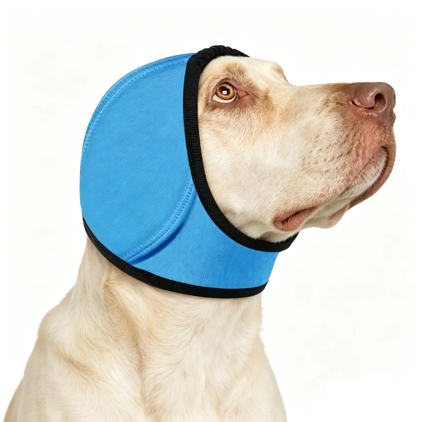 Dog Ear Protection Muffs, Adjustable Noise-Canceling Ear Wrap for Comfort and Calm During Fireworks, Bathing, and Swimming