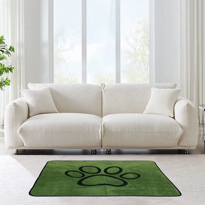 Reusable Washable Pet Urine Absorbent Training Mat with High-Density Polyester Fiber and Non-Slip Base for Crates, Sofas, and Litter Boxes