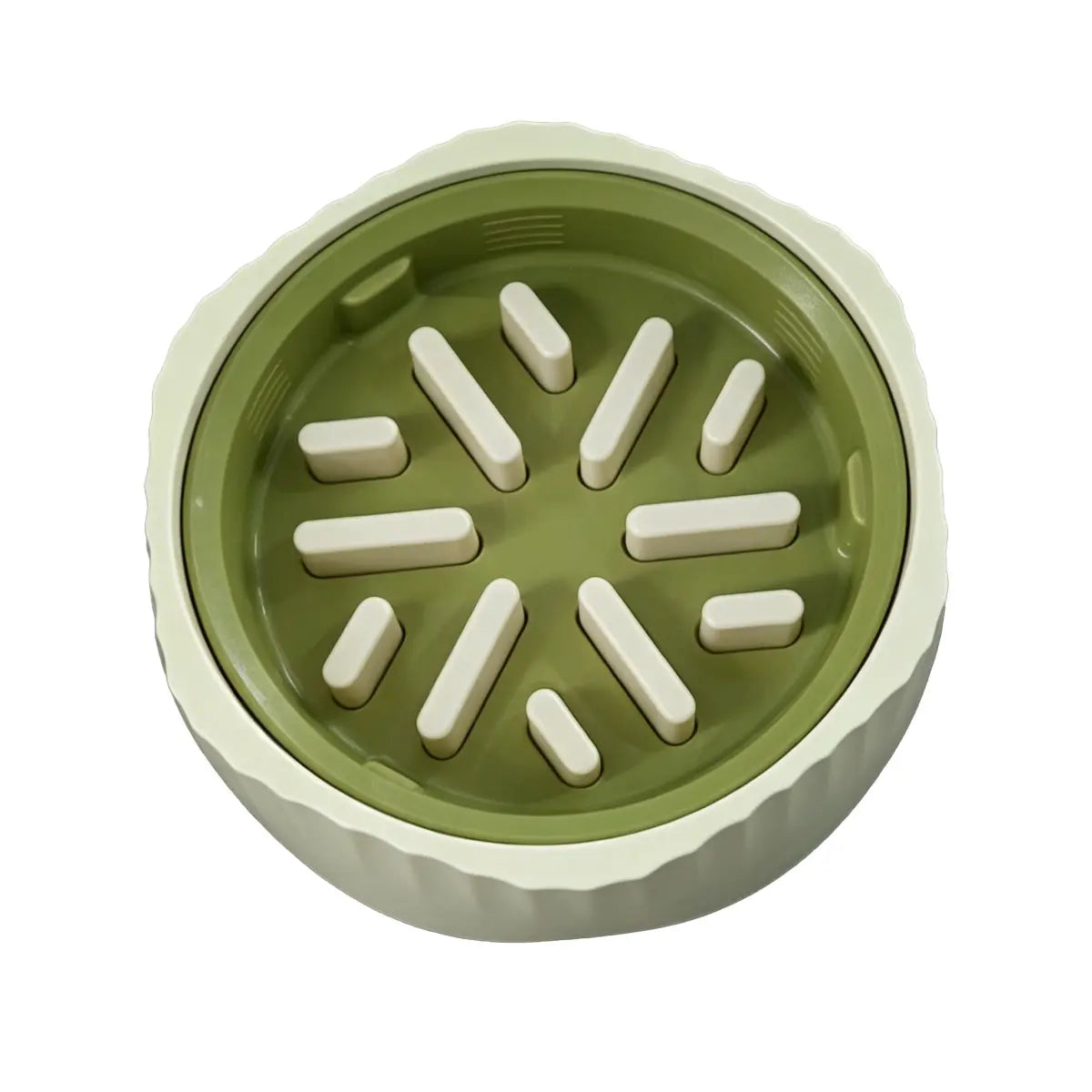 Slow Feeder Dog Bowl - Anti-Slip and Removable Design for Easy Cleaning, Promotes Safe Eating for Medium and Small Breeds, Engaging Puzzle Toy for Mealtime