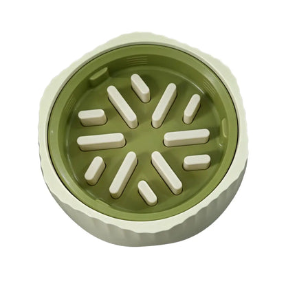 Slow Feeder Dog Bowl - Anti-Slip and Removable Design for Easy Cleaning, Promotes Safe Eating for Medium and Small Breeds, Engaging Puzzle Toy for Mealtime