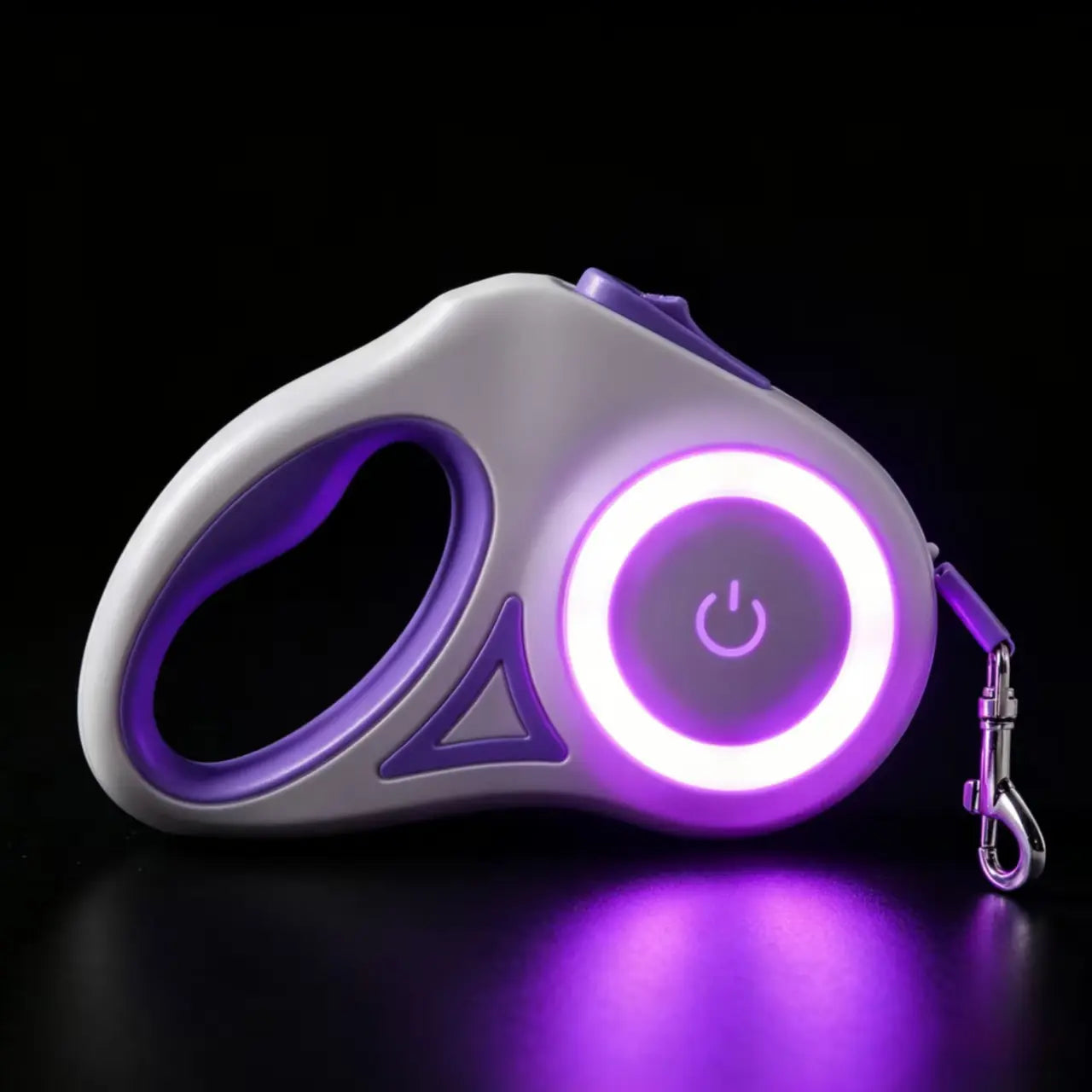 Pawzseek LED Retractable Dog Leash for Improved Nighttime Safety