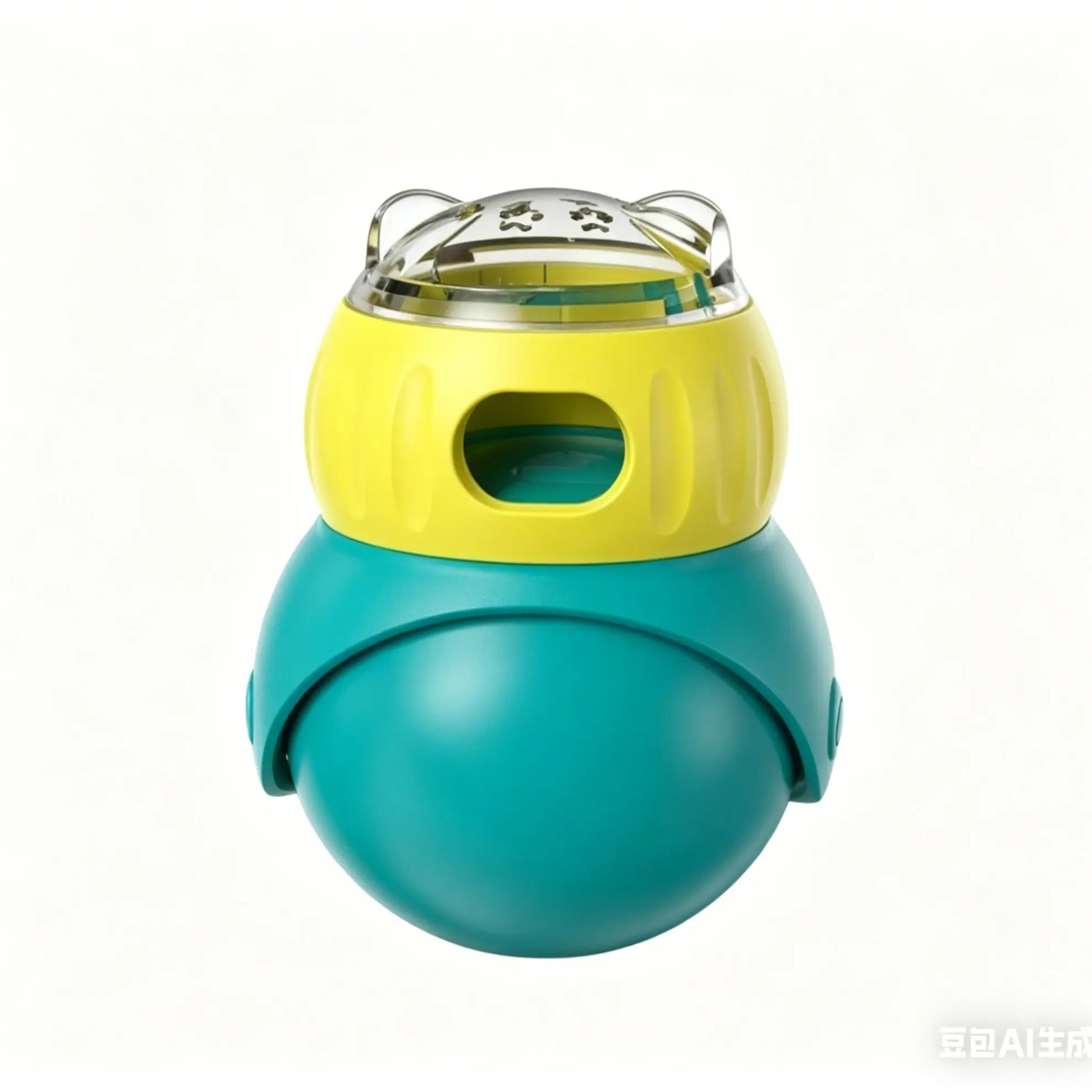 Cat and Small Dog Interactive Puzzle Food Dispensing Ball - Slow Feeder Toy for Boredom Relief and Enrichment