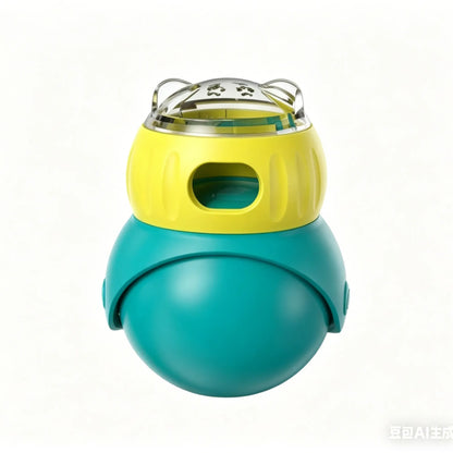 Cat and Small Dog Interactive Puzzle Food Dispensing Ball - Slow Feeder Toy for Boredom Relief and Enrichment