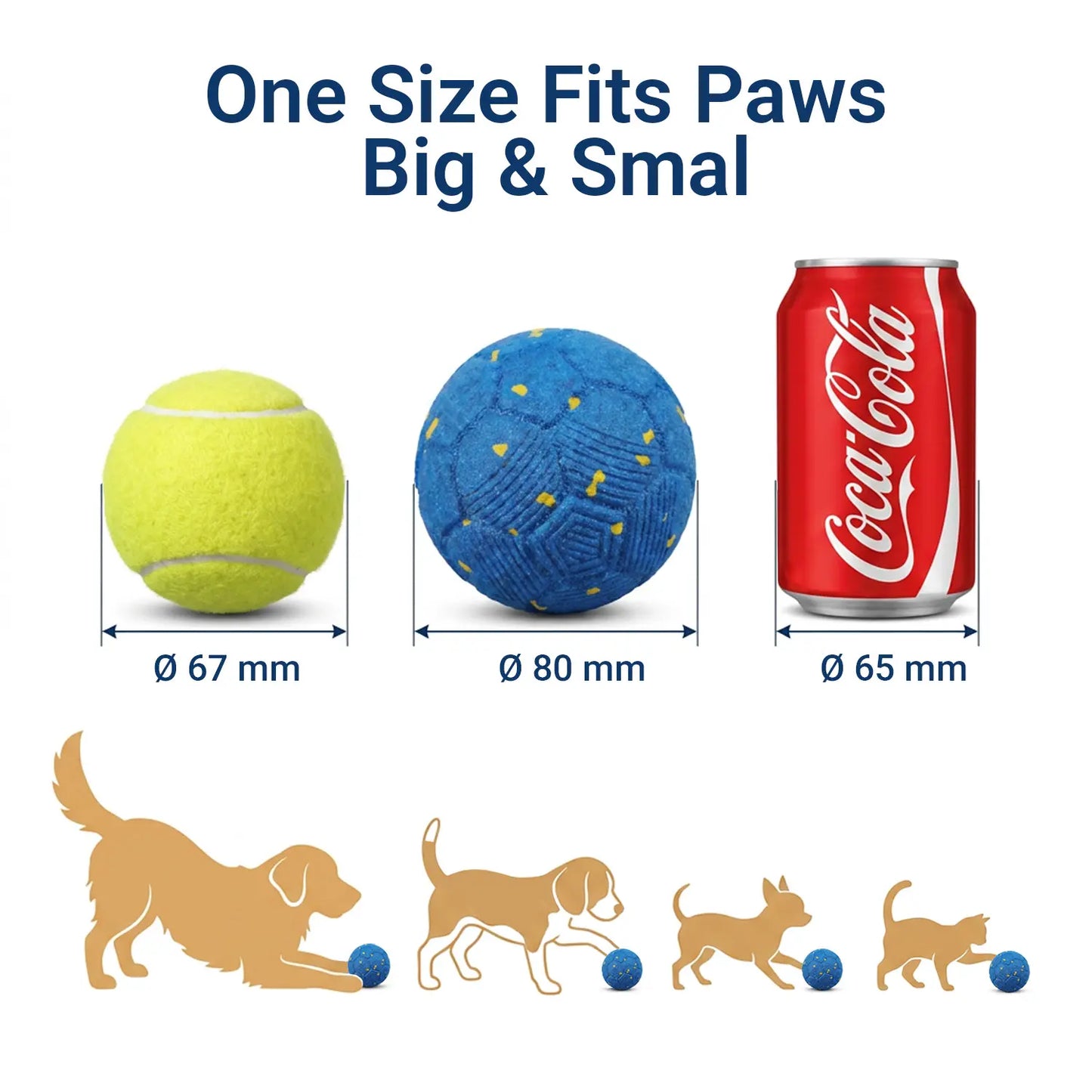 Sovelivee 2026 Soccer Fest Edition Interactive Dog Chew Toy Ball - Self-Moving, USB Rechargeable, Durable, and Squeaky for Solo Play