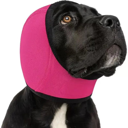 Dog Ear Protection Muffs, Adjustable Noise-Canceling Ear Wrap for Comfort and Calm During Fireworks, Bathing, and Swimming