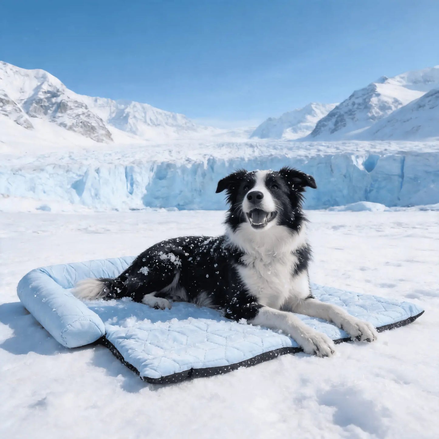Elevated Washable Cooling Dog Bed with Headrest – Portable Anti-Slip Mat for Summer Comfort, Ideal for Pets up to 40 lbs