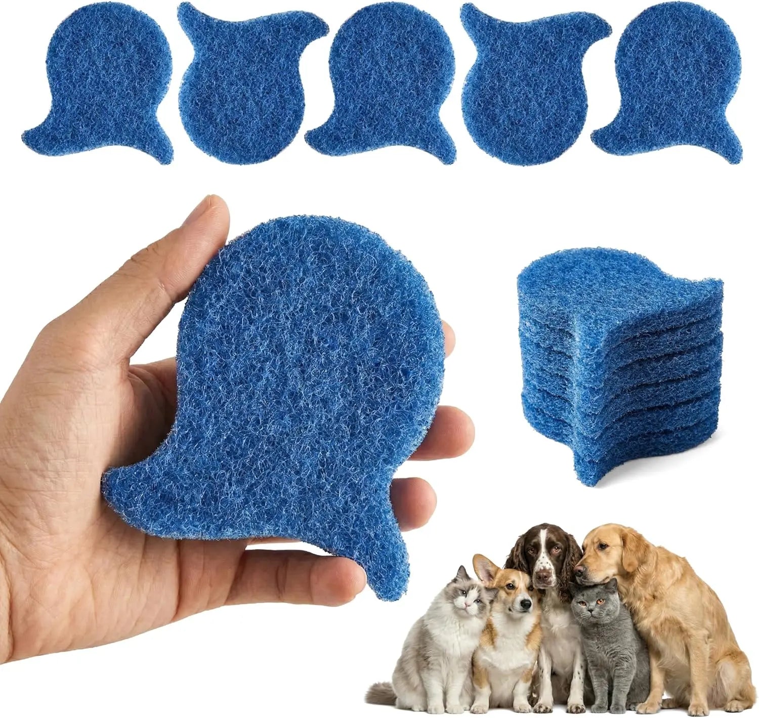 Pet Hair Remover for Laundry-6Pcs,Dog Hair Remover for Laundry,Pet Hair Remover Balls for Washing Machine Reusable Hair Catcher for Dogs and Cats