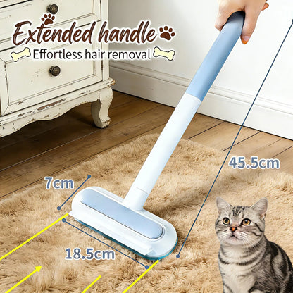4-in-1 Pet Fur Removal Brush and Washable Cleaning Gloves Set for Indoor Pet Hair Management