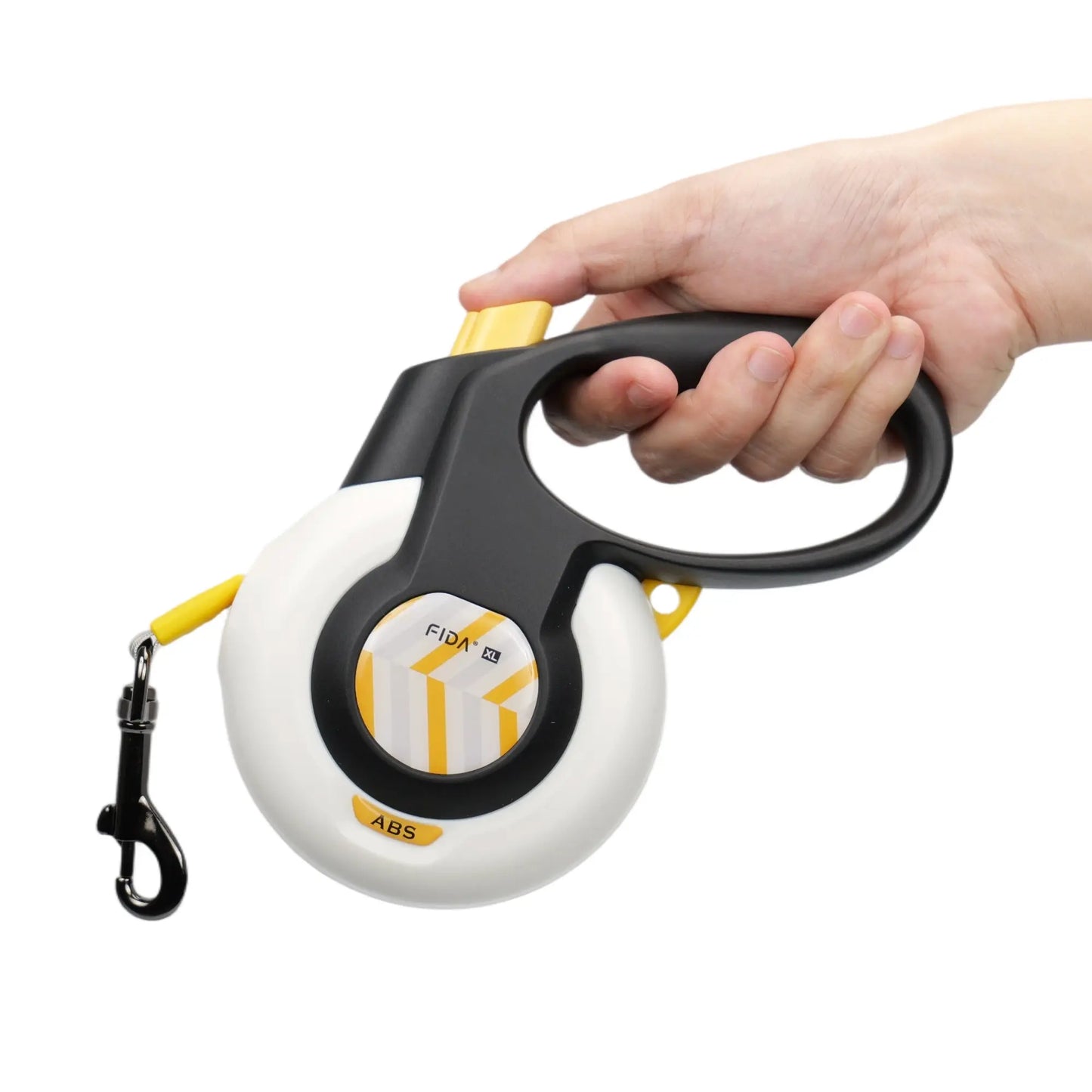 Fida Heavy-Duty Retractable Dog Leash with Autobrake Technology, 16 Ft, Tangle-Free Design for Large and Medium Dogs, One-Hand Control with Soft Grip