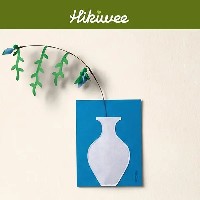 Hikiwee Interactive Cat Wand Toy with Base - Replaceable and Reusable for Extended Engagement, Colorful Design