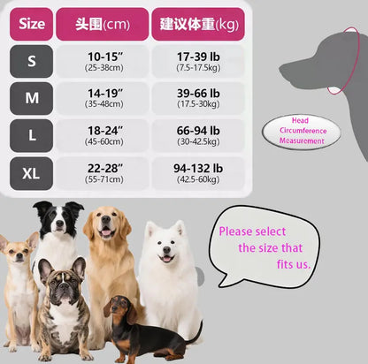 Dog Ear Protection Muffs, Adjustable Noise-Canceling Ear Wrap for Comfort and Calm During Fireworks, Bathing, and Swimming